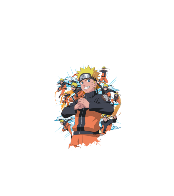 NARUTO model negru pe tricou