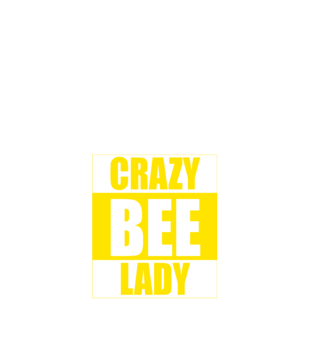 Crazy bee lady model negru pe tricou