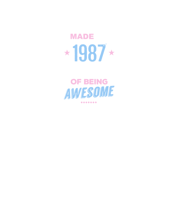Made in - 1987 model verde pe tricou