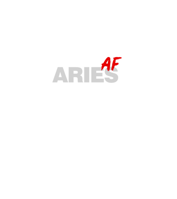 ARIES as fuck model negru pe tricou