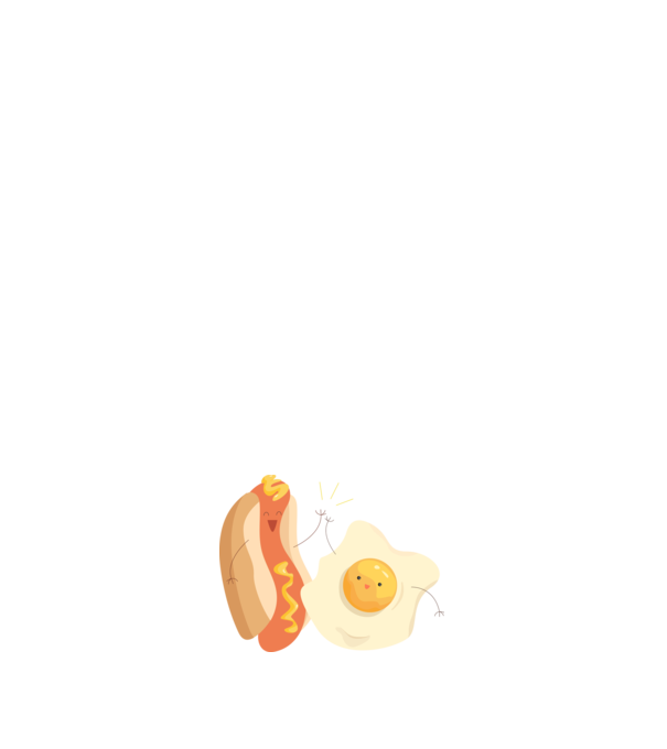 best friends hot dog egg model negru pe tricou