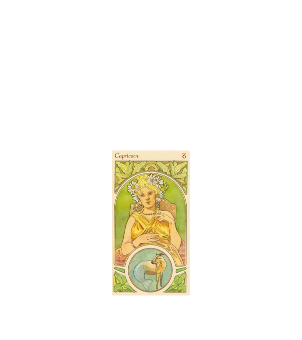 Horoscop Tarot CAPRICORNUL model alb pe tricou