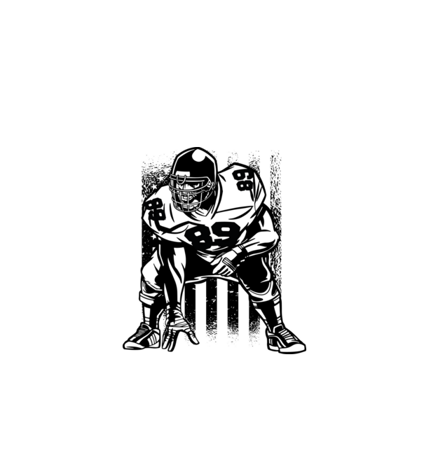 PLAYER model alb pe tricou