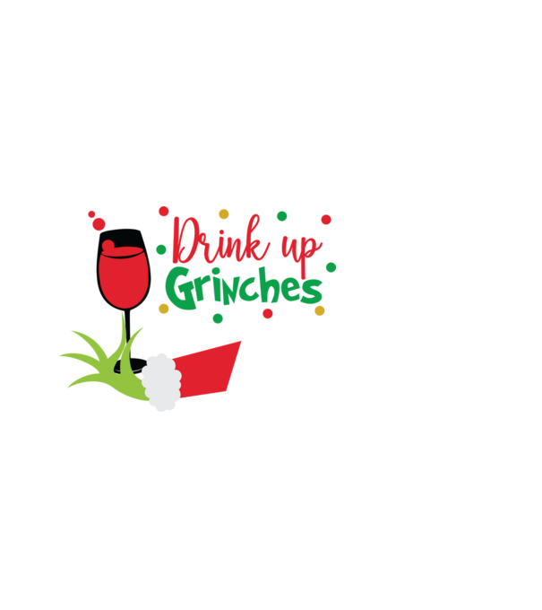 Drink up Grinches model albastru deschis pe tricou