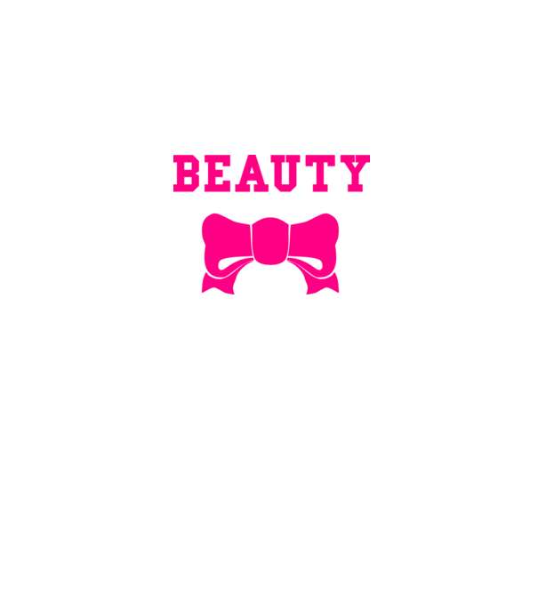 beauty model alb pe tricou