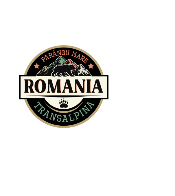 România transalpina model negru pe tricou