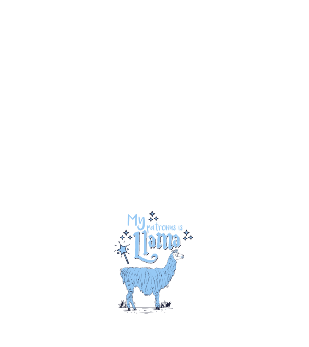 My patronus is Llama model negru pe tricou
