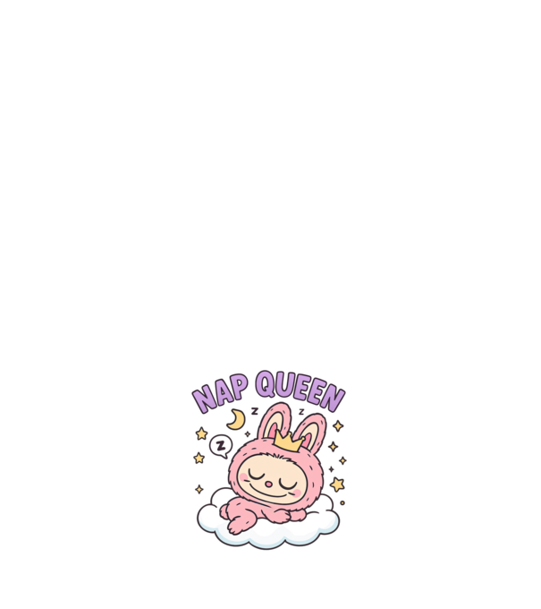 Nap Queen model negru pe tricou