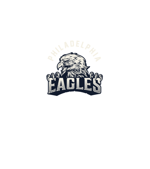 Philadelphia Eagles model albastru regal pe tricou