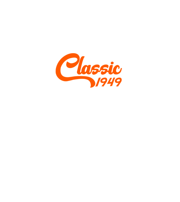 Classic 1949 model negru pe tricou