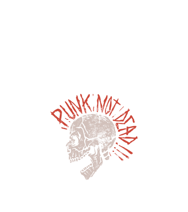 Punk Not Dead model negru pe tricou