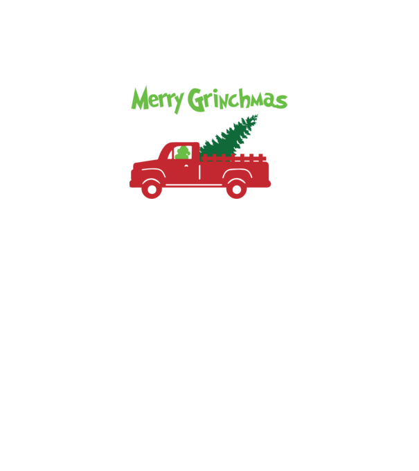 Grinchmas truck model negru pe tricou