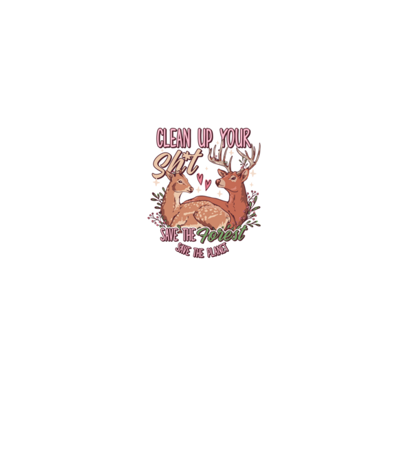 Save the forest model gri pe tricou