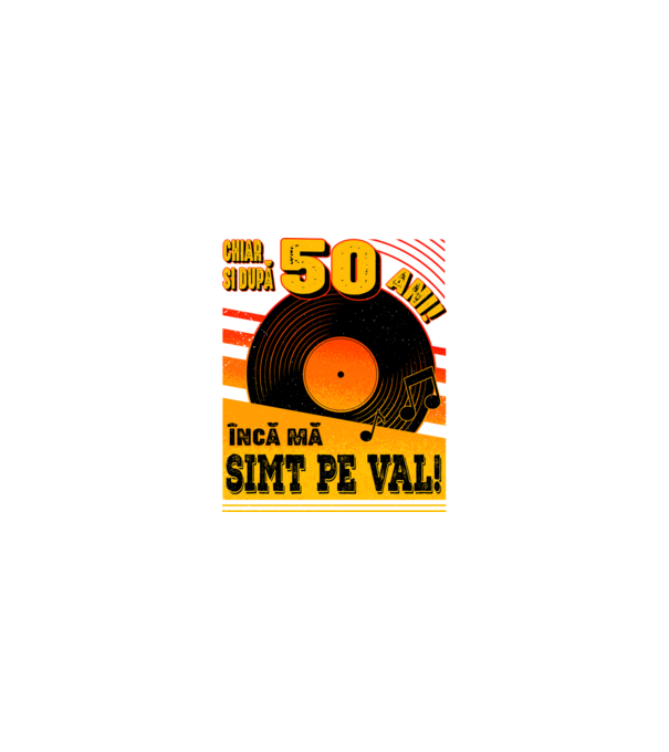Încă mă simt pe val! 50 model nisipiu pe tricou