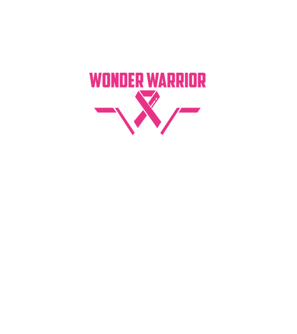WONDER WARRIOR model gri închis pe tricou