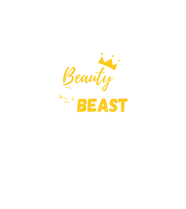 Wake Up Beauty Time To Beast model negru pe tricou