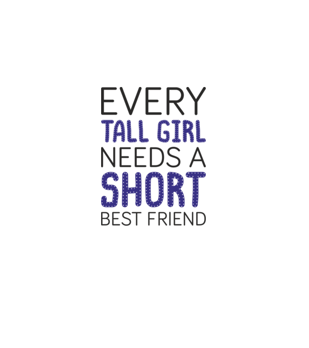 Short Freind model alb pe tricou