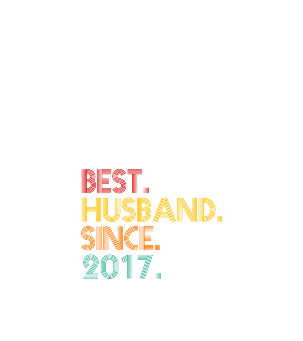 best husband since 2017 retro model negru pe tricou