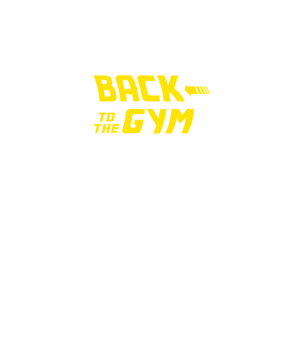 Back to the gym model verde neon pe tricou
