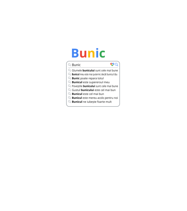 căutare Google Bunic model negru pe tricou