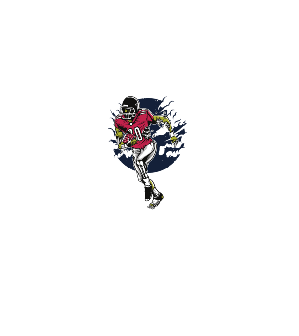 Zombie Player model alb pe tricou