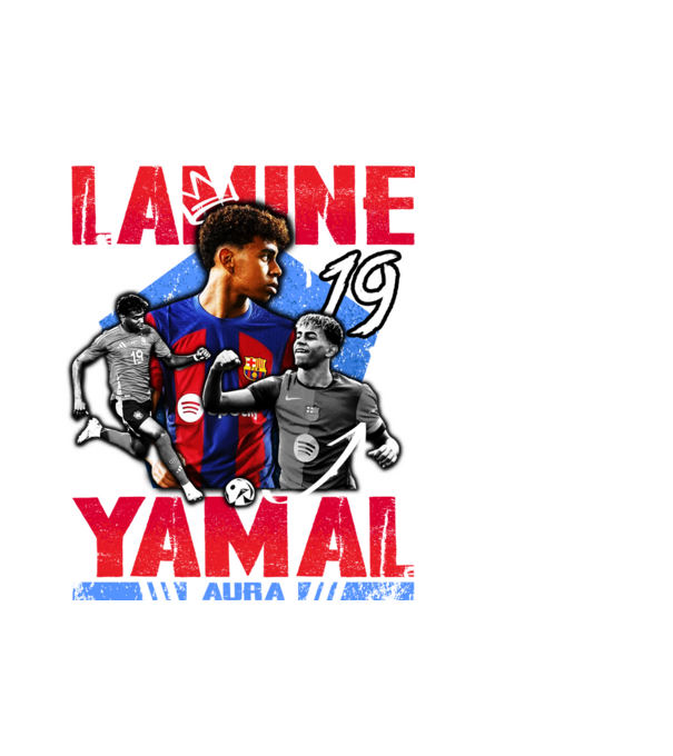 Yamal tribute model alb pe tricou