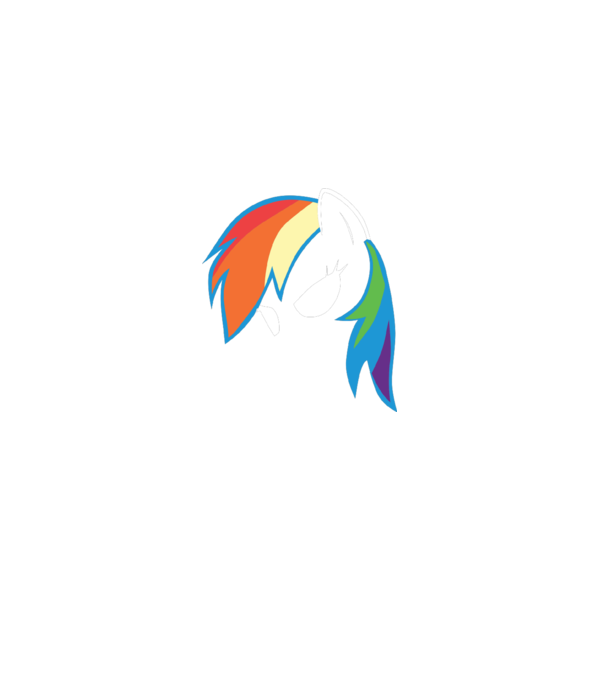 Rainbow Dash model roz pe tricou