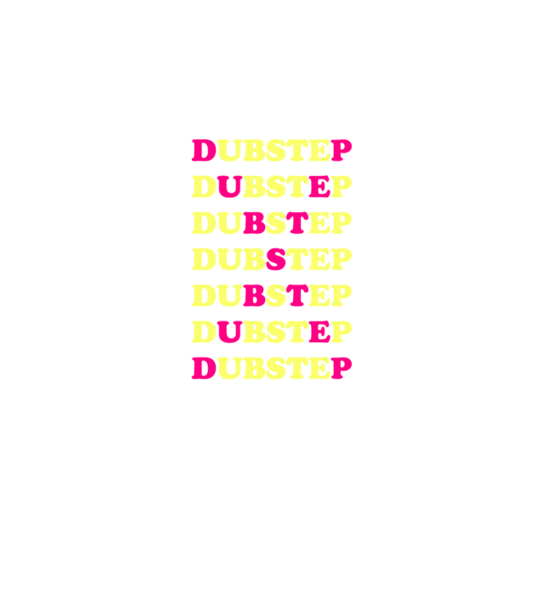 Dubstep model negru pe tricou