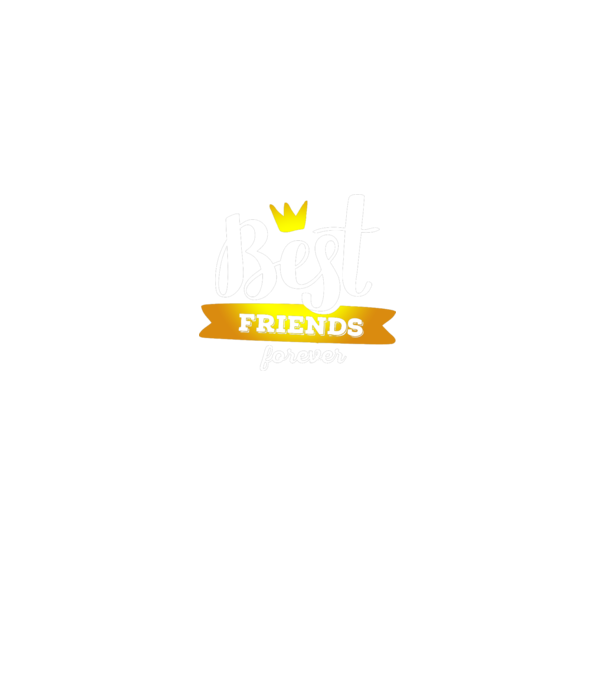 Best friends forever model albastru închis pe tricou