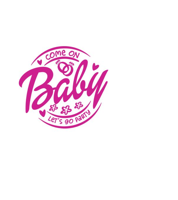 Bride Barbies Baby lets go party model alb pe tricou