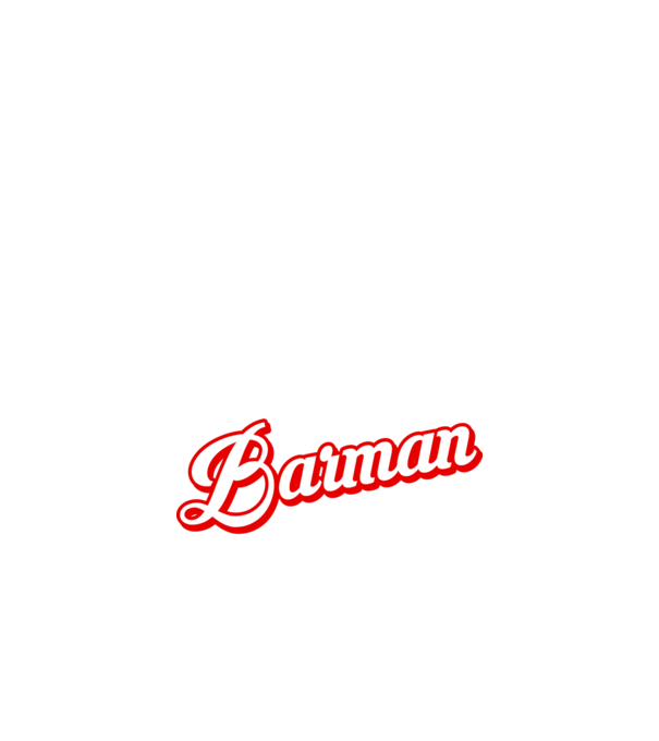 Cel mai bun BARMAN din lume model negru pe tricou