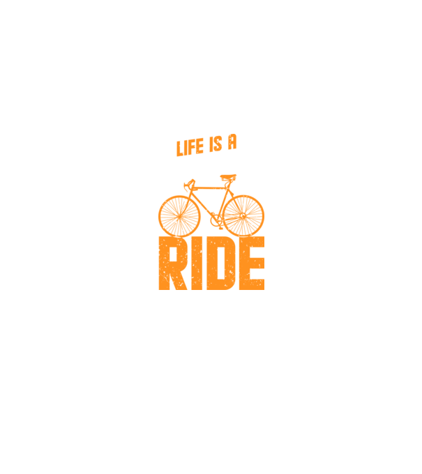 Life is a beautiful ride model negru pe tricou