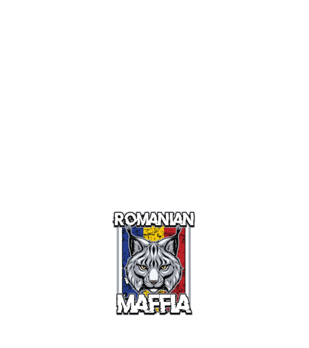 România maffia model negru pe tricou