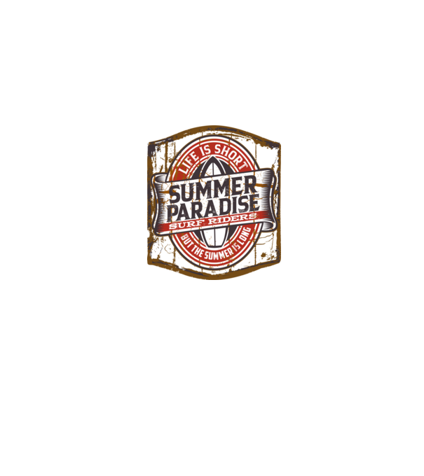 Summer Paradise model albastru jeanși pe tricou