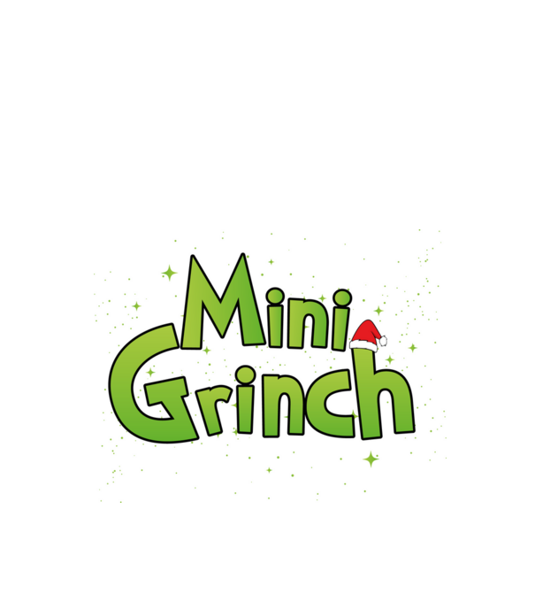 Grinch Family Mini Grinch model negru pe tricou