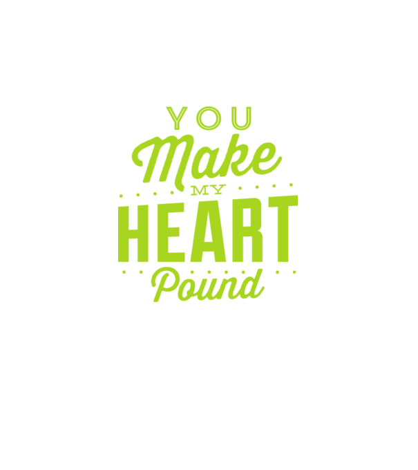 Make my heart model negru pe tricou
