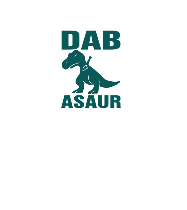 Dabasaur model negru pe tricou