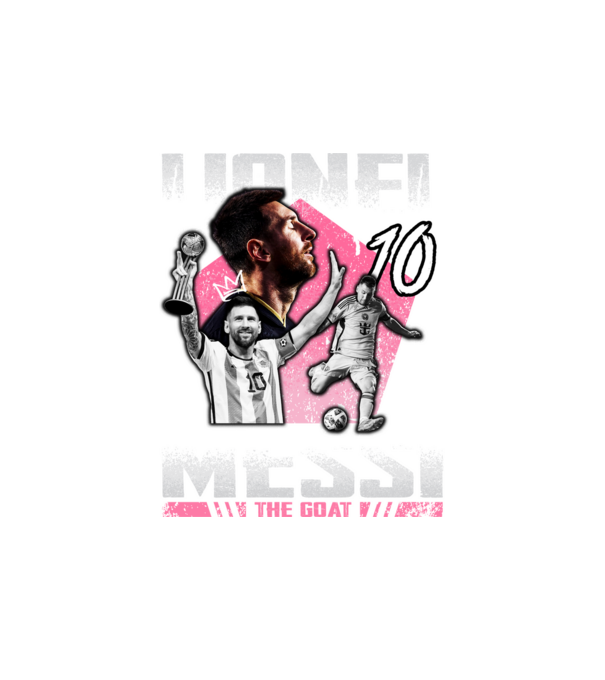 Messi tribute model alb pe tricou
