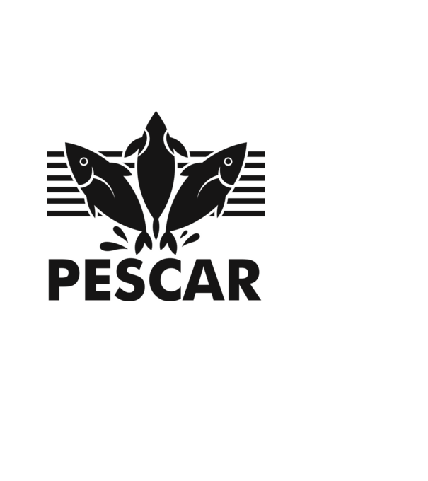 Pescar original model albastru deschis pe tricou