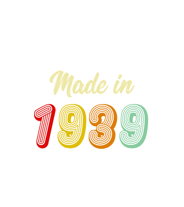 made in 1939 retro model negru pe tricou