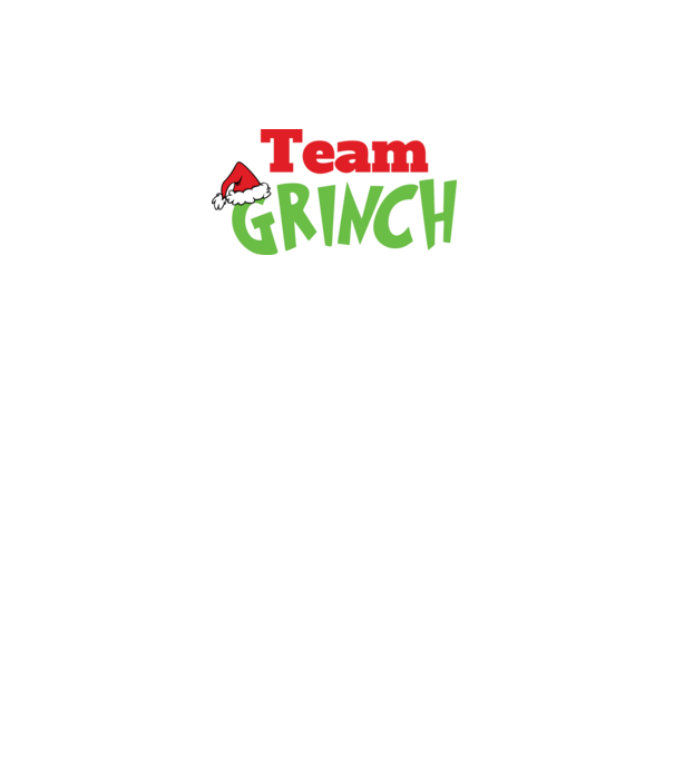 Team Grinch model negru pe tricou