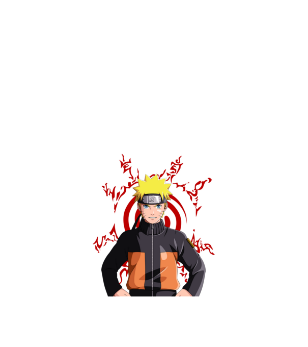 NARUTO model negru pe tricou