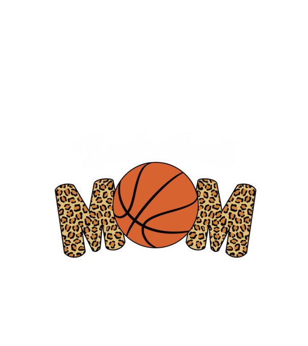 Basketball Mom model negru pe tricou