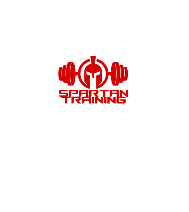 Spartan Training model negru pe tricou