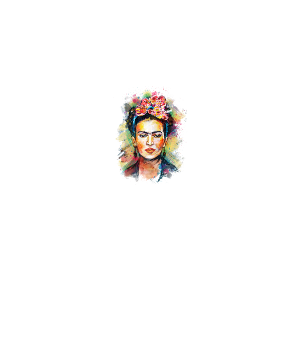 Frida Kahlo model alb pe tricou