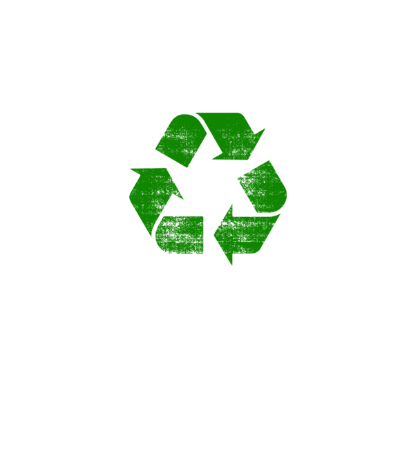 RECYCLE model negru pe tricou