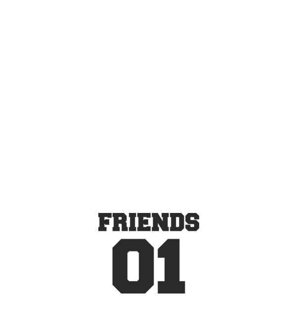 Friends 01 model roz deschis pe tricou