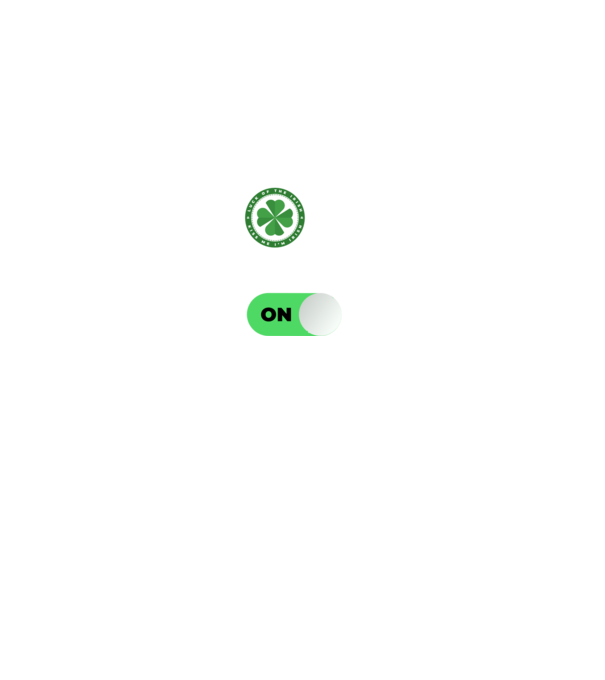 Irish mode on! model verde pe tricou