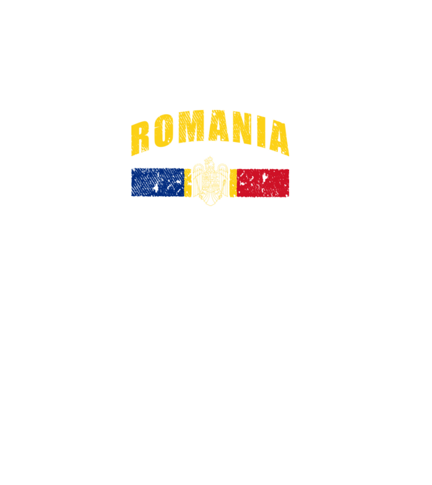 Romania coat of arms model negru pe tricou