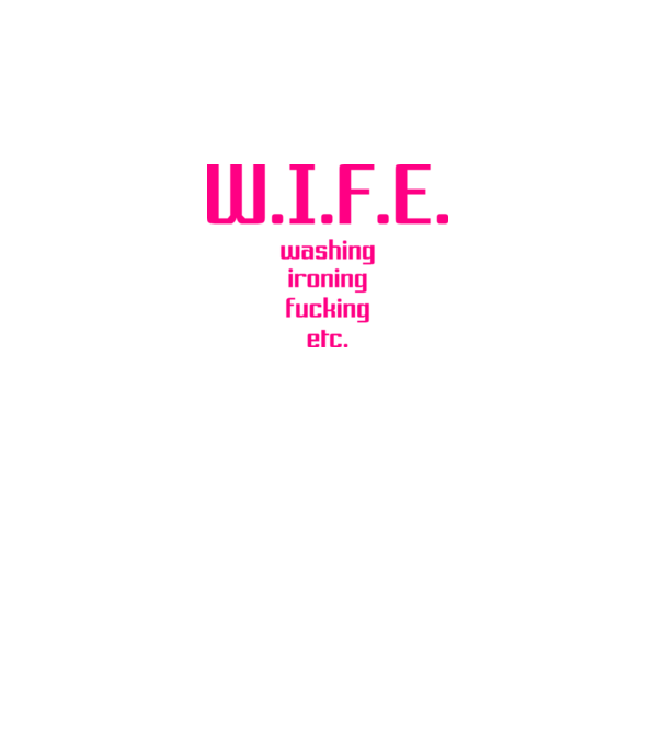 WIFE 3 model gri pe tricou